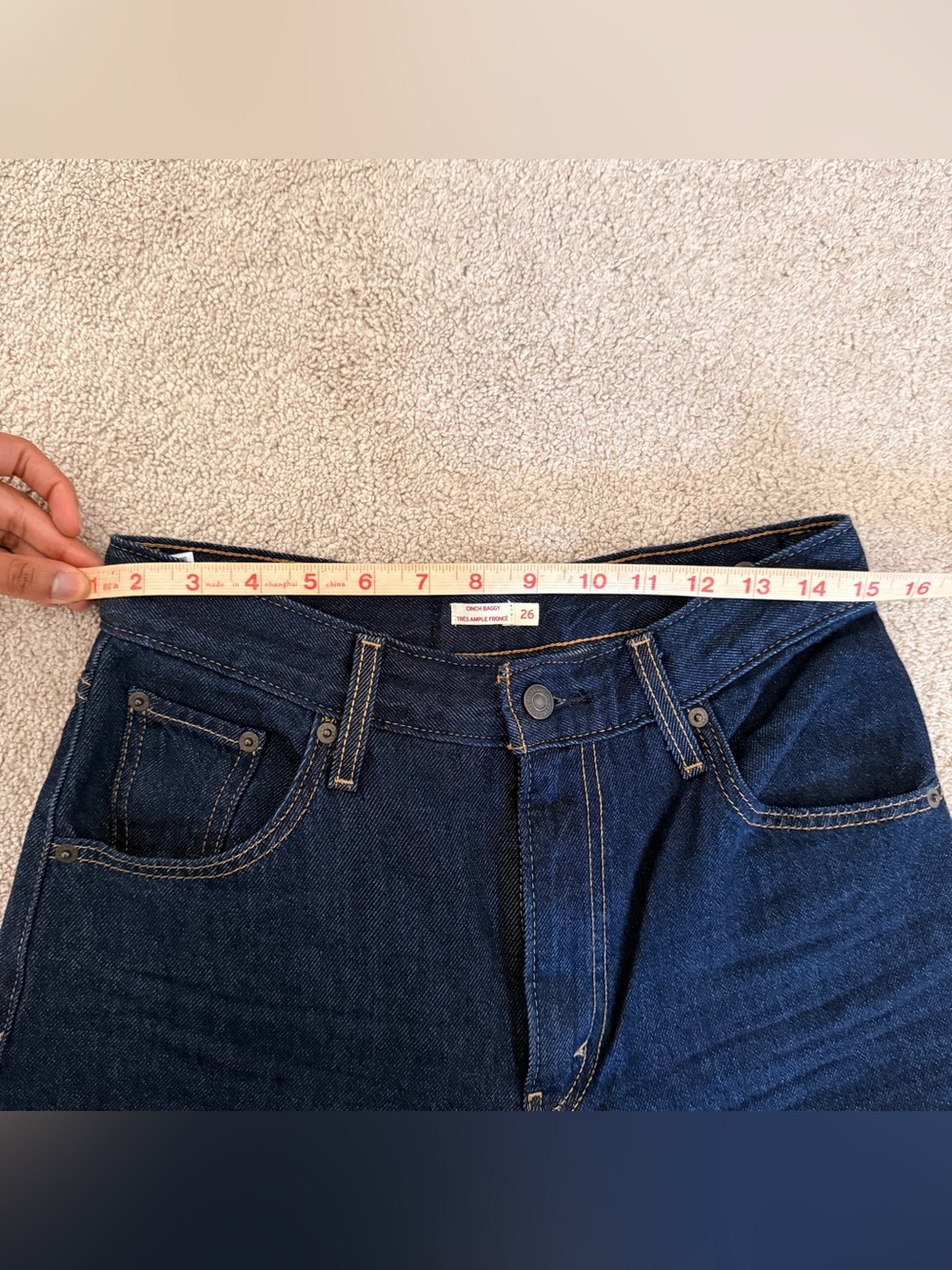 LEVIS | VIRAL CLENCH WAIST BAGGY JEANS IN INDIGO 💙 - Picture 6 of 6